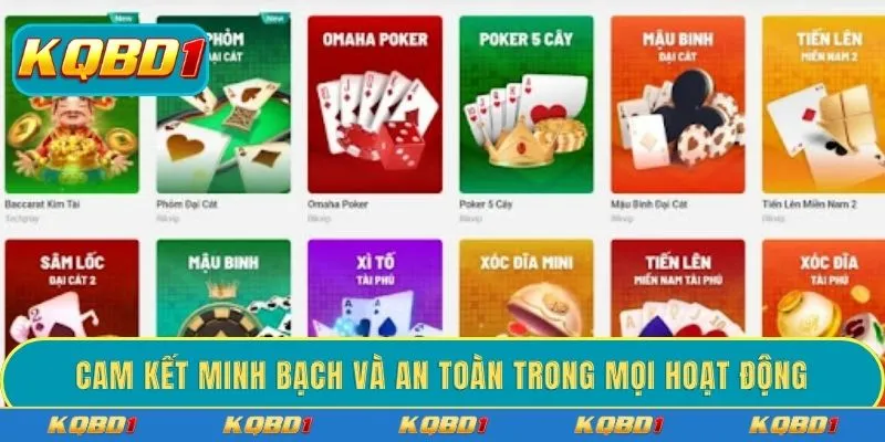 Cam kết minh bạch và an toàn trong mọi hoạt động