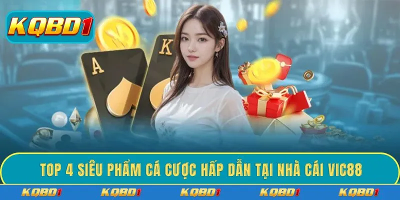 Top 4 siêu phẩm cá cược hấp dẫn tại nhà cái VIC88