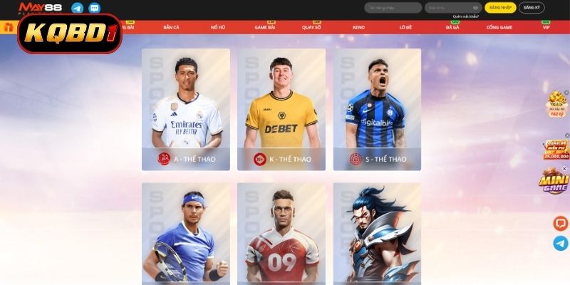 Thể thao May88 – Không gian cược thể thao đẳng cấp châu Âu